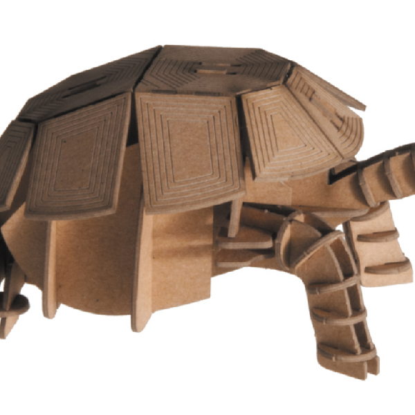 Fridolin - 3D Papiermodelle - Motiv: Schildkröte