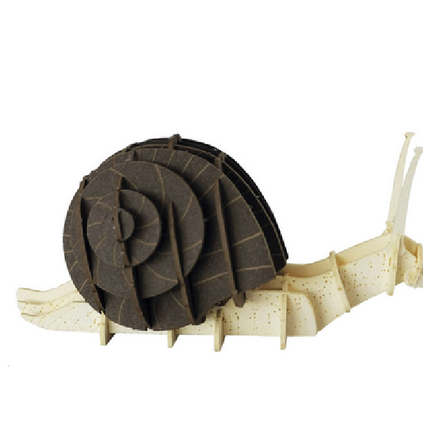 Fridolin - 3D Papiermodell - Motiv: Schnecke