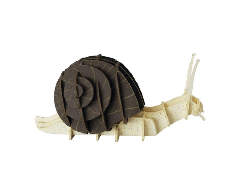 Fridolin - 3D Papiermodell - Motiv: Schnecke