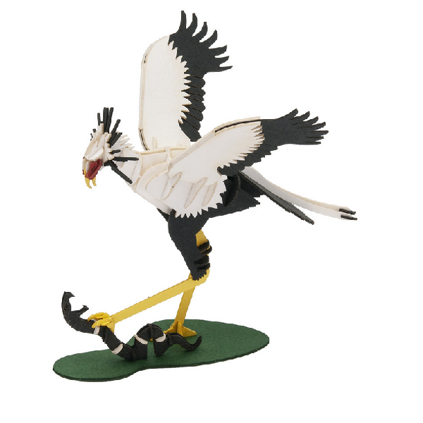 Fridolin - 3D Papiermodell - Motiv: Sekretär mit Schlange