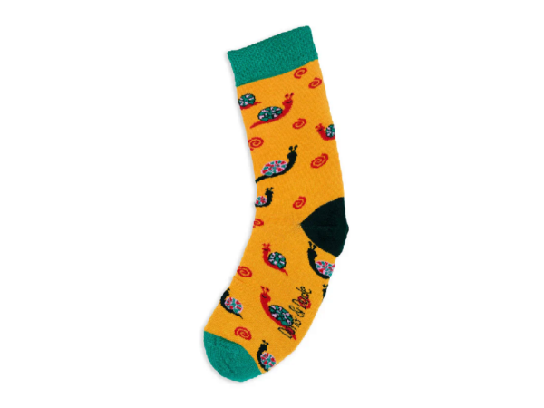 Bambus-Socken: Schnecken