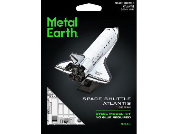Metal Earth - Metallbausatz: Space Shuttle Atlantis, farbig