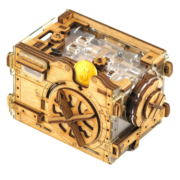 Spardose-Rätsel-Box Spardose Rätsel Box
