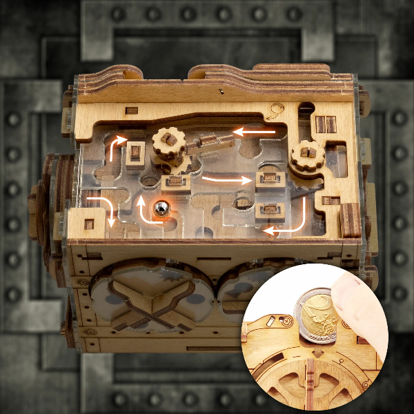 Spardose-Rätsel-Box Spardose Rätsel Box