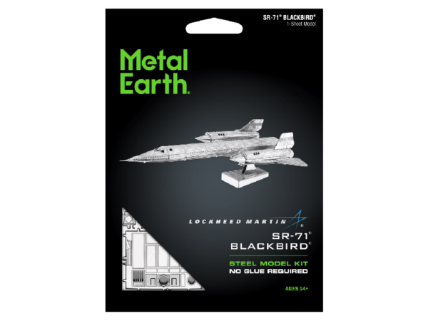 Metal Earth - Metallbausatz - Motiv: SR71 Blackbird