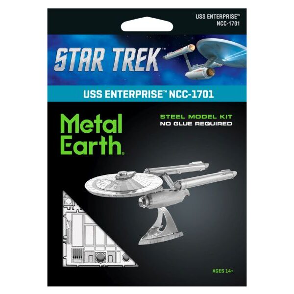 Metal Earth - Metallbausatz: Star Trek: Starship Enterprise NCC 1701 (Kirk)