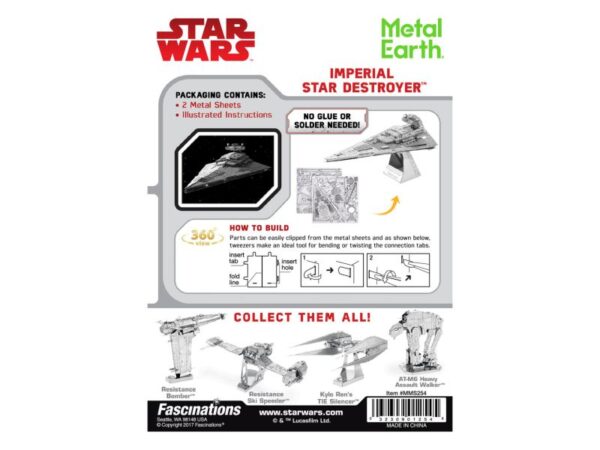 Star Wars: Imperial Star Destroyer Metal Earth - Metallbausatz: Star Wars: Imperial Star Destroyer