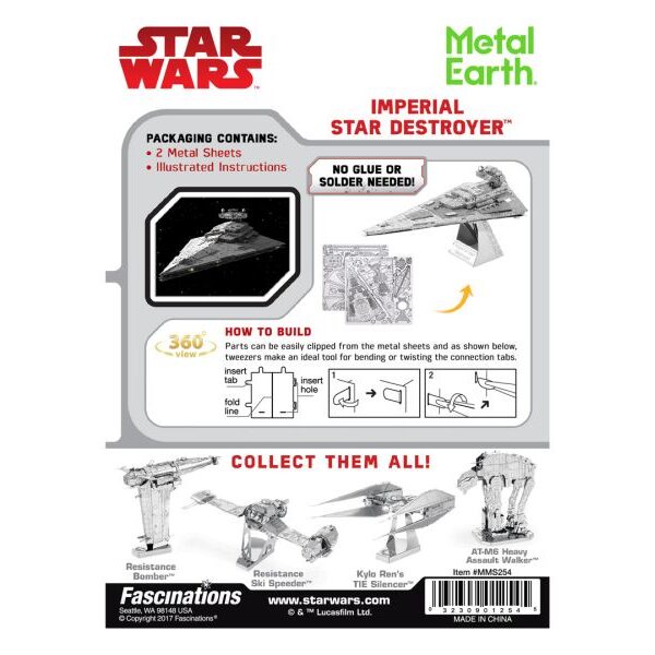 Metal Earth - Metallbausatz: Star Wars: Imperial Star Destroyer