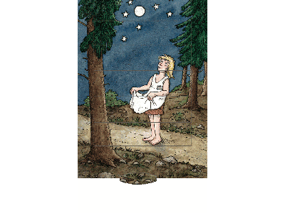 Sterntaler Bärenpresse - Lebende Karte - Motiv: Sterntaler
