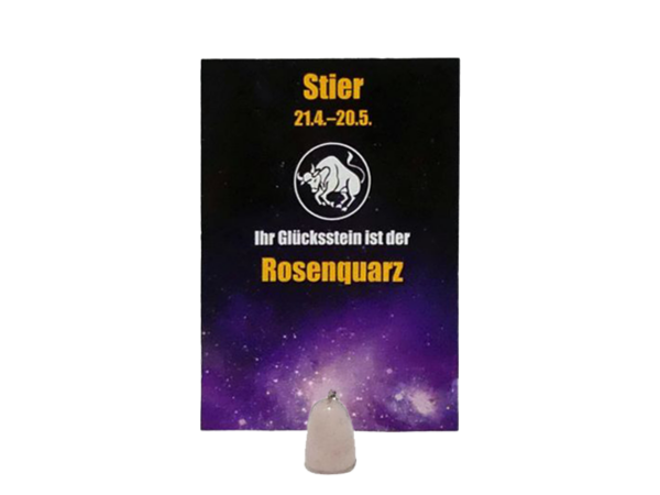 Anhänger aus Endelstein für Sternzeichen: Stier