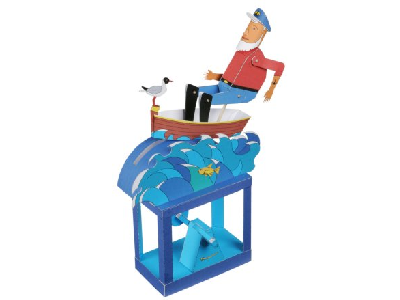 Stürmische See Papiermaschine - Motiv: Stürmische See
