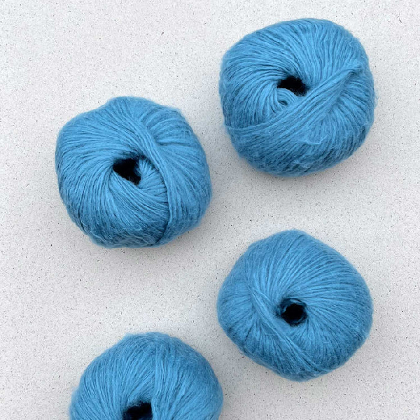 Suave 100% Bio Baumwolle mit Kashmir Feeling Cerulean