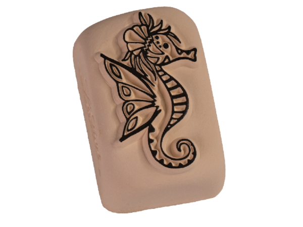 Tattoo Stein Seepferdchen (mittel)