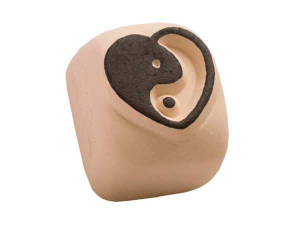 Tattoo-Stein Ying-Yang-Herz (klein) Tattoo Stein Ying Yang Herz (klein)