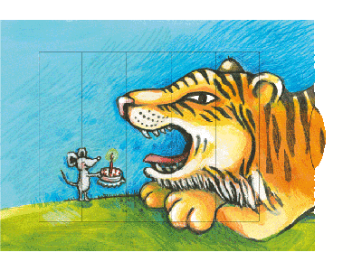 Tigergeburtstag Bärenpresse - Lebende Karte - Motiv: Tigergeburtstag