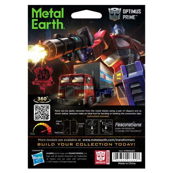 Metal Earth - Metallbausatz: Transformers: Optimus Prime