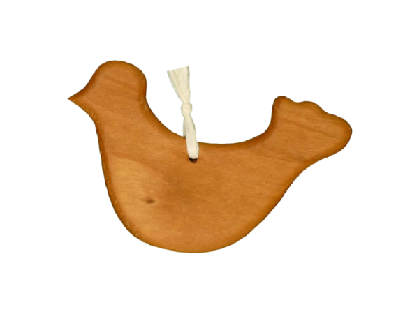Anhänger aus Holz - Motiv: Vogel