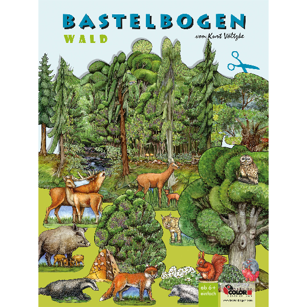Wald Bastelbogen: Wald