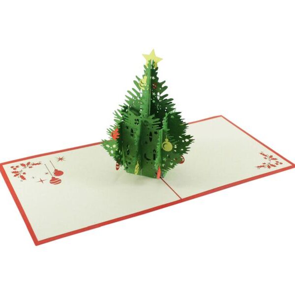 Klappkarte: Weihnachtsbaum
