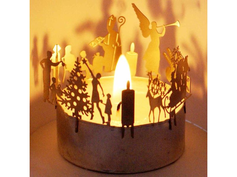 Weihnachtsmarkt 13gramm - Teelicht: Weihnachtsmarkt
