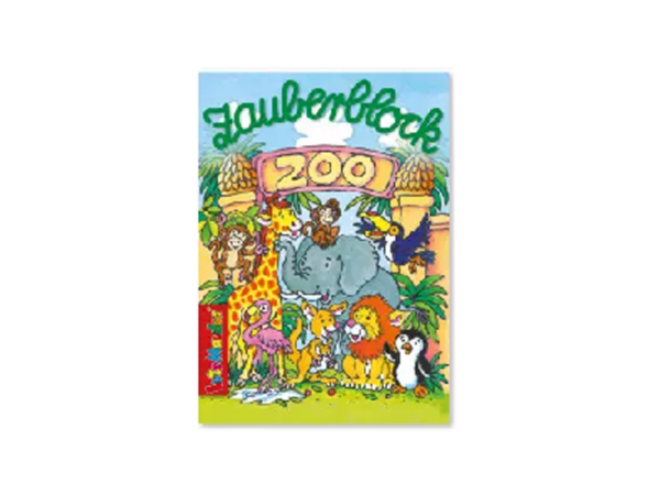 Zauberblock groß Feuerwehr, Pferde, Zoo und Piraten
