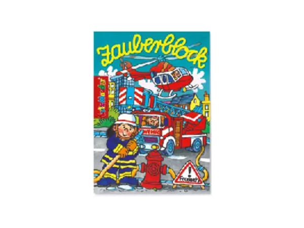 Zauberblock groß Feuerwehr, Pferde, Zoo und Piraten