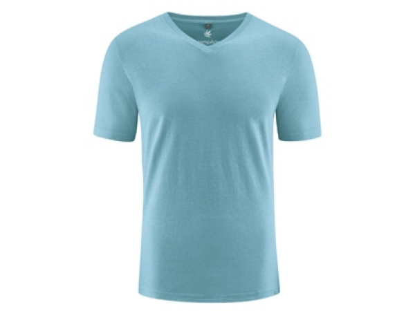 T-Shirt mit V-Kragen