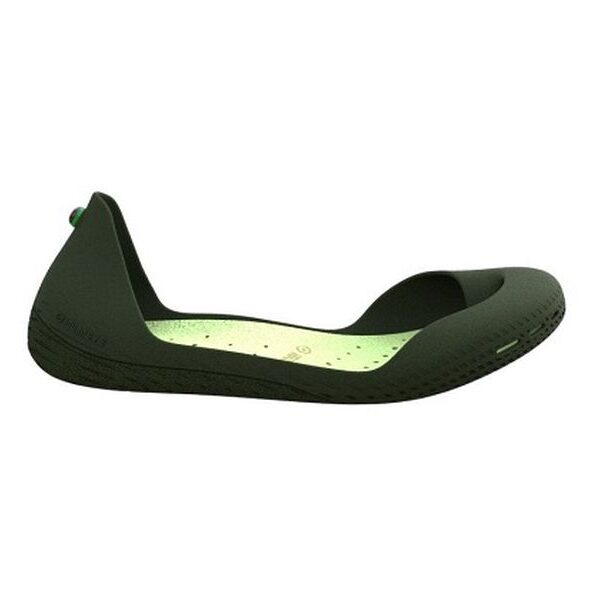 Dunkelgrün mit hellgrüner Innensohle - Auslauffarbe