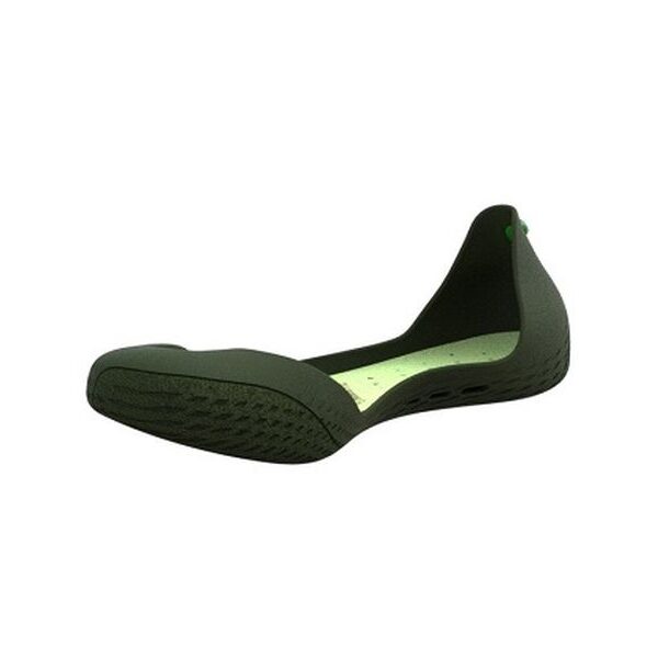 Dunkelgrün mit hellgrüner Innensohle - Auslauffarbe