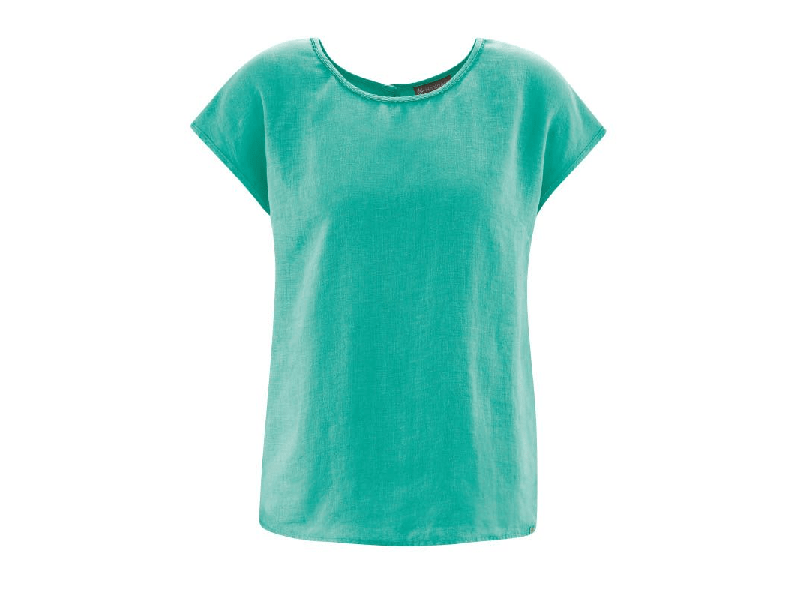Klassische Hanfbluse