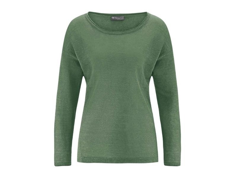 Luftiger Pullover -  100% Hanf