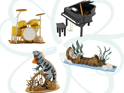 Schneekugel Langeooger Wasserturm