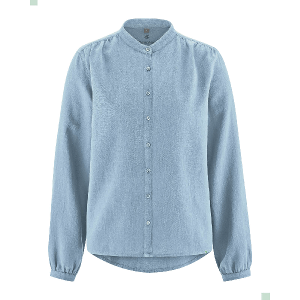Stehkragenbluse
