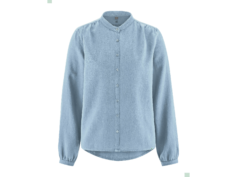 Stehkragenbluse