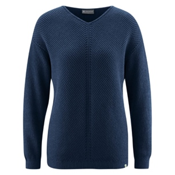 Pullover mit V-Kragen