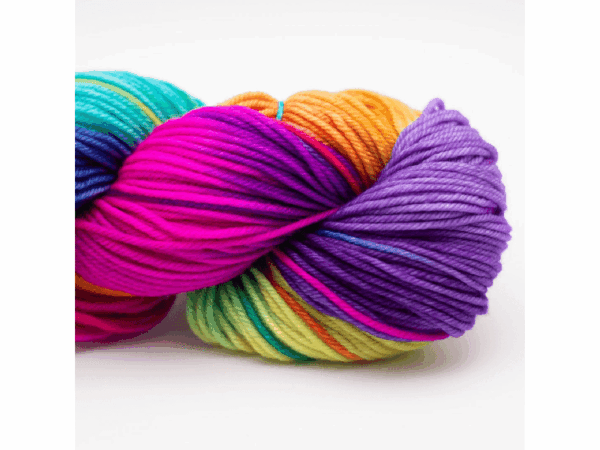 Alegria grande - Sockengarn handgefärbt - 100g - Locura Fluo Selected Yarns - Wolle: Alegria grande Sockengarn handgefärbt 100g Locura Fluo