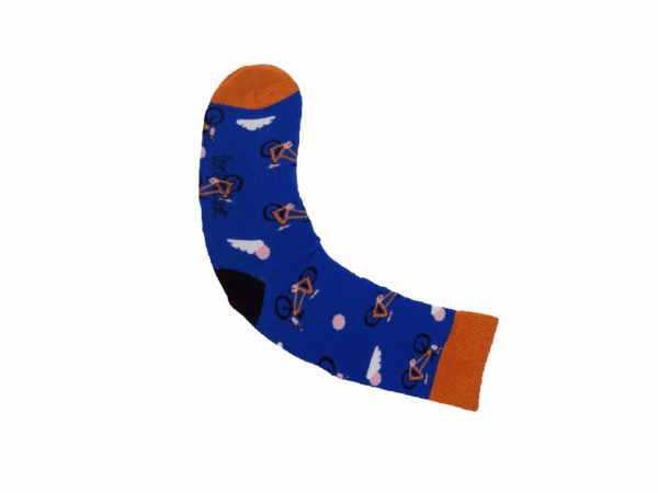 Bambus-Socken: Fahrräder - Dunkelblau, 36-40 Bambus Socken: Fahrräder Dunkelblau, 36 40