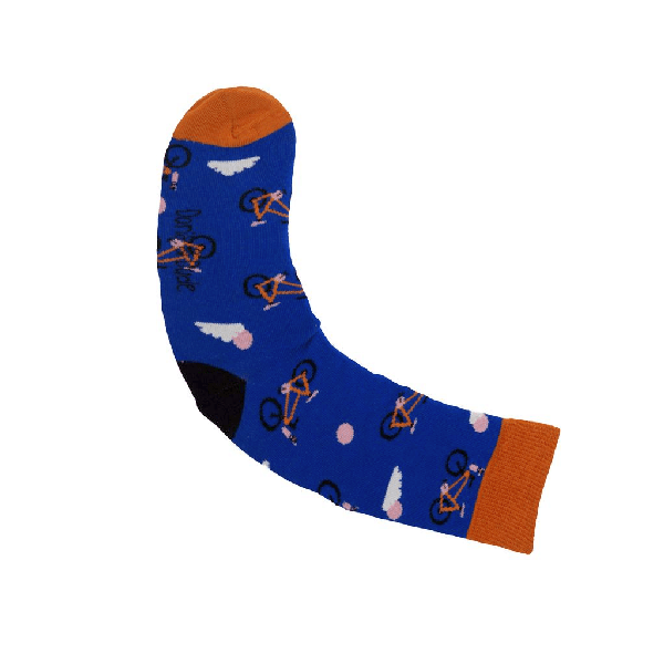 Bambus-Socken: Fahrräder - Dunkelblau, 36-40 Bambus Socken: Fahrräder Dunkelblau, 36 40