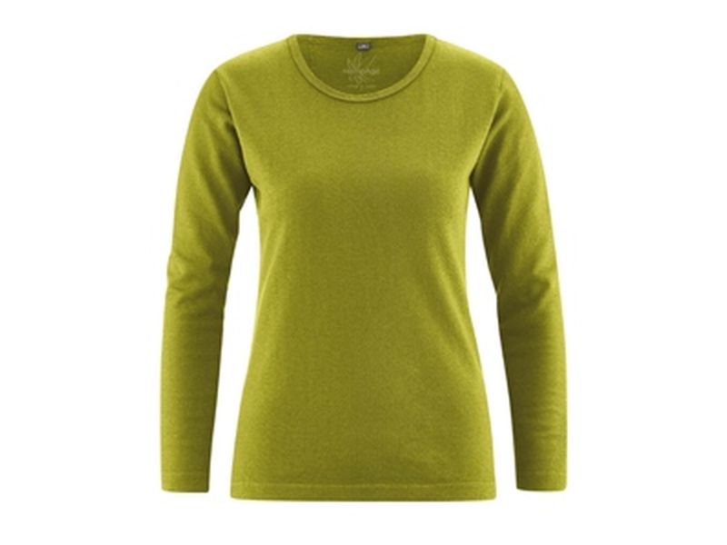 Basic Langarmshirt - farn, L Basic Langarmshirt farn, L