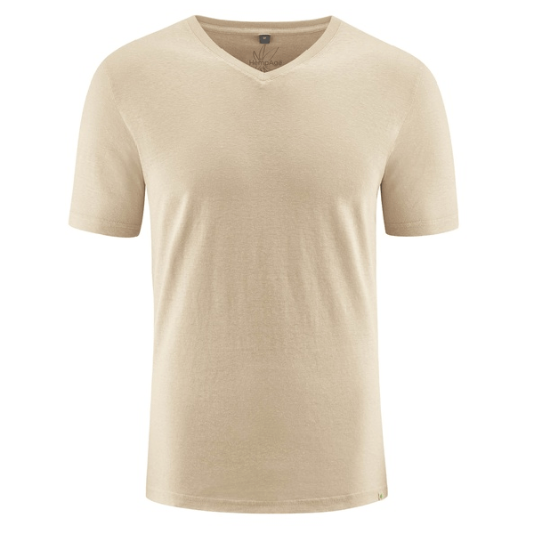 T-Shirt mit V-Kragen