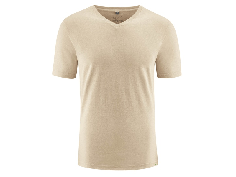 T-Shirt mit V-Kragen