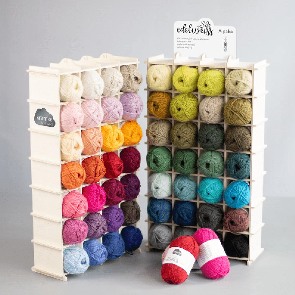 Edelweiss - Sockengarn mit 65% Schurwolle, 25% Polyamid, 10% Alpaka - 25g