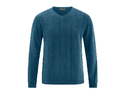 Gestreifter Strickpullover