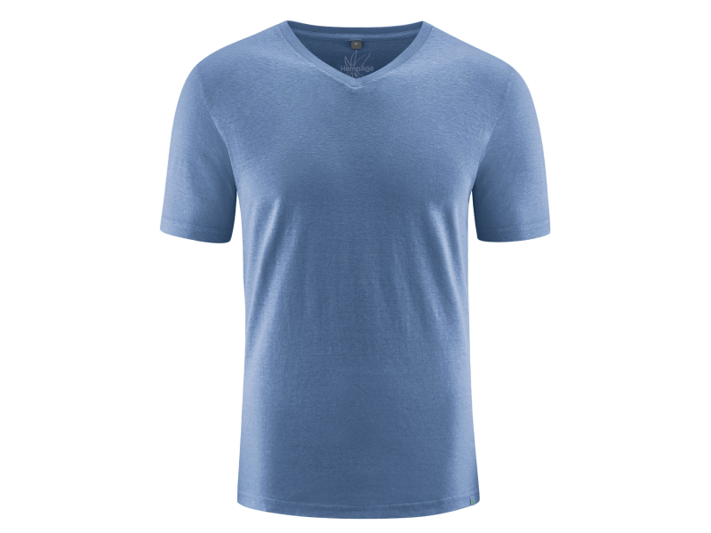 T-Shirt mit V-Kragen