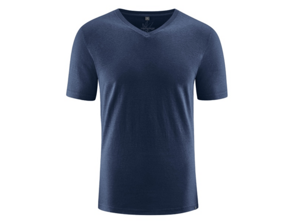 T-Shirt mit V-Kragen