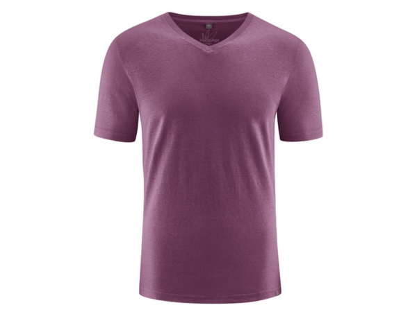 T-Shirt mit V-Kragen