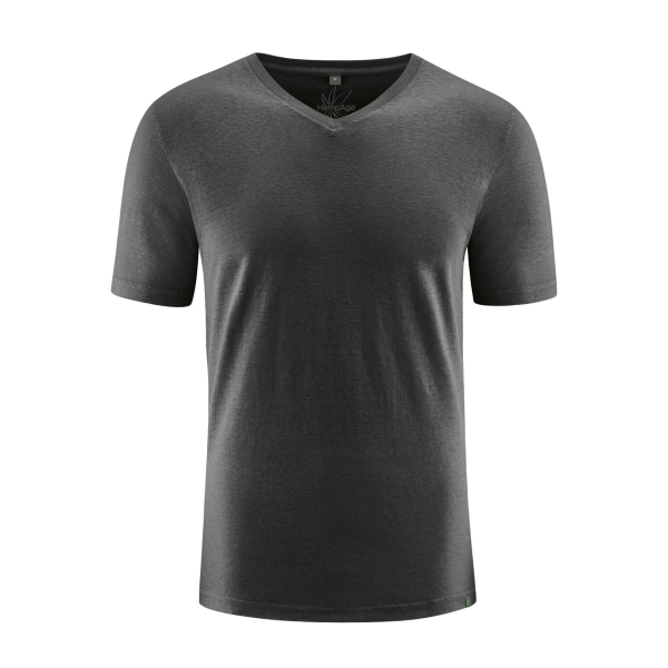 T-Shirt mit V-Kragen