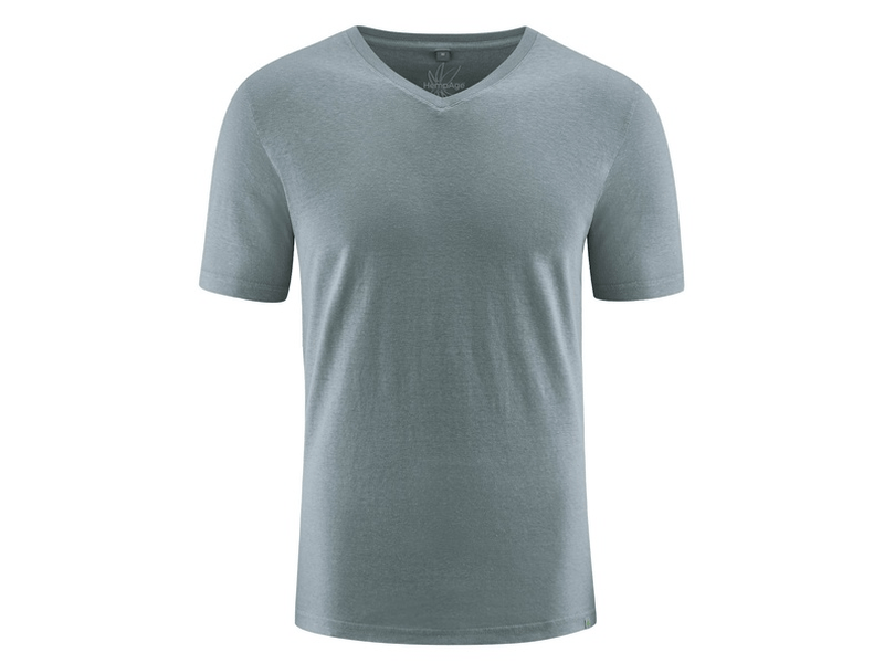 T-Shirt mit V-Kragen