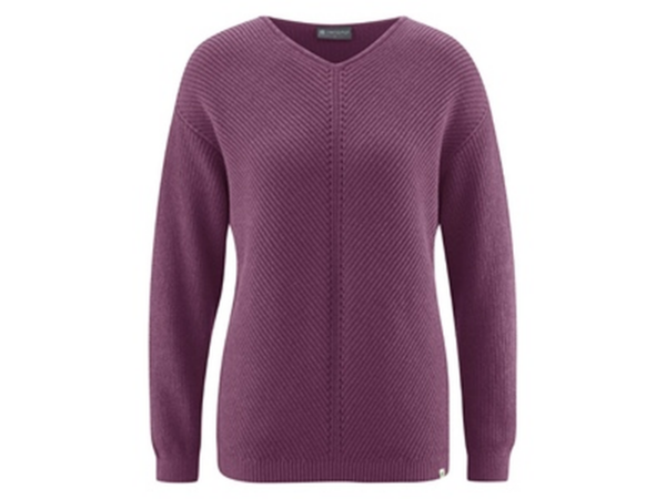 Pullover mit V-Kragen