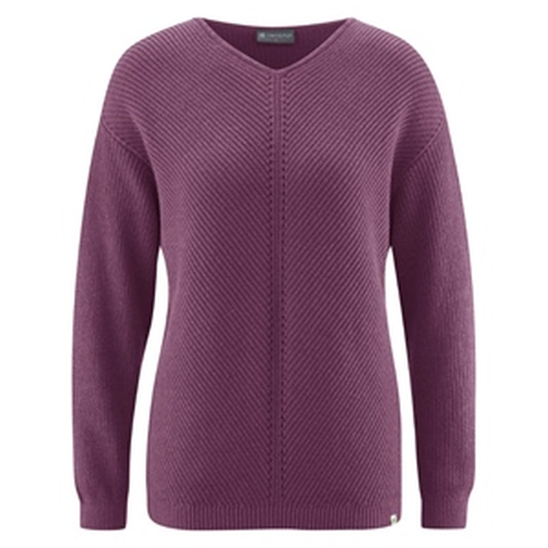 Pullover mit V-Kragen